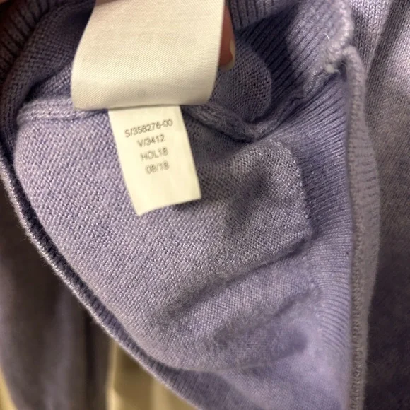 Banana Republic Premium Yarn Sweater in purple (size large) - Picture 4 of 5